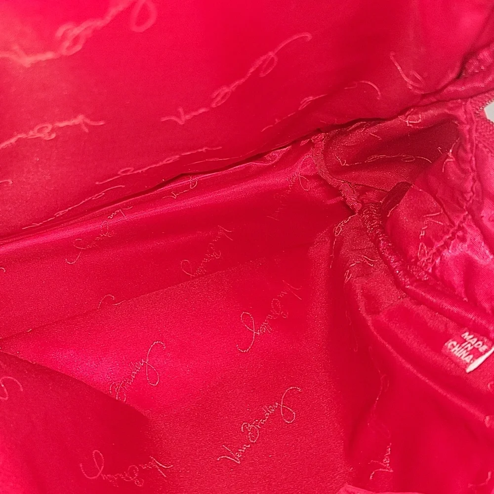 Vera Bradley Quilted Red Women's Backpack - Versatile Everyday Bag